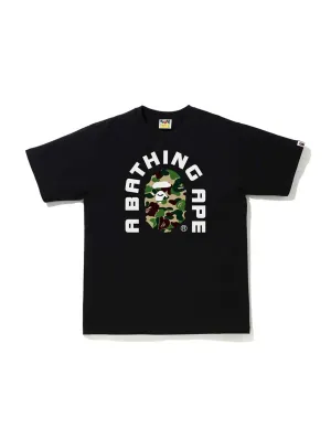 A Bathing Ape ABC Camo College Tee Black/Green