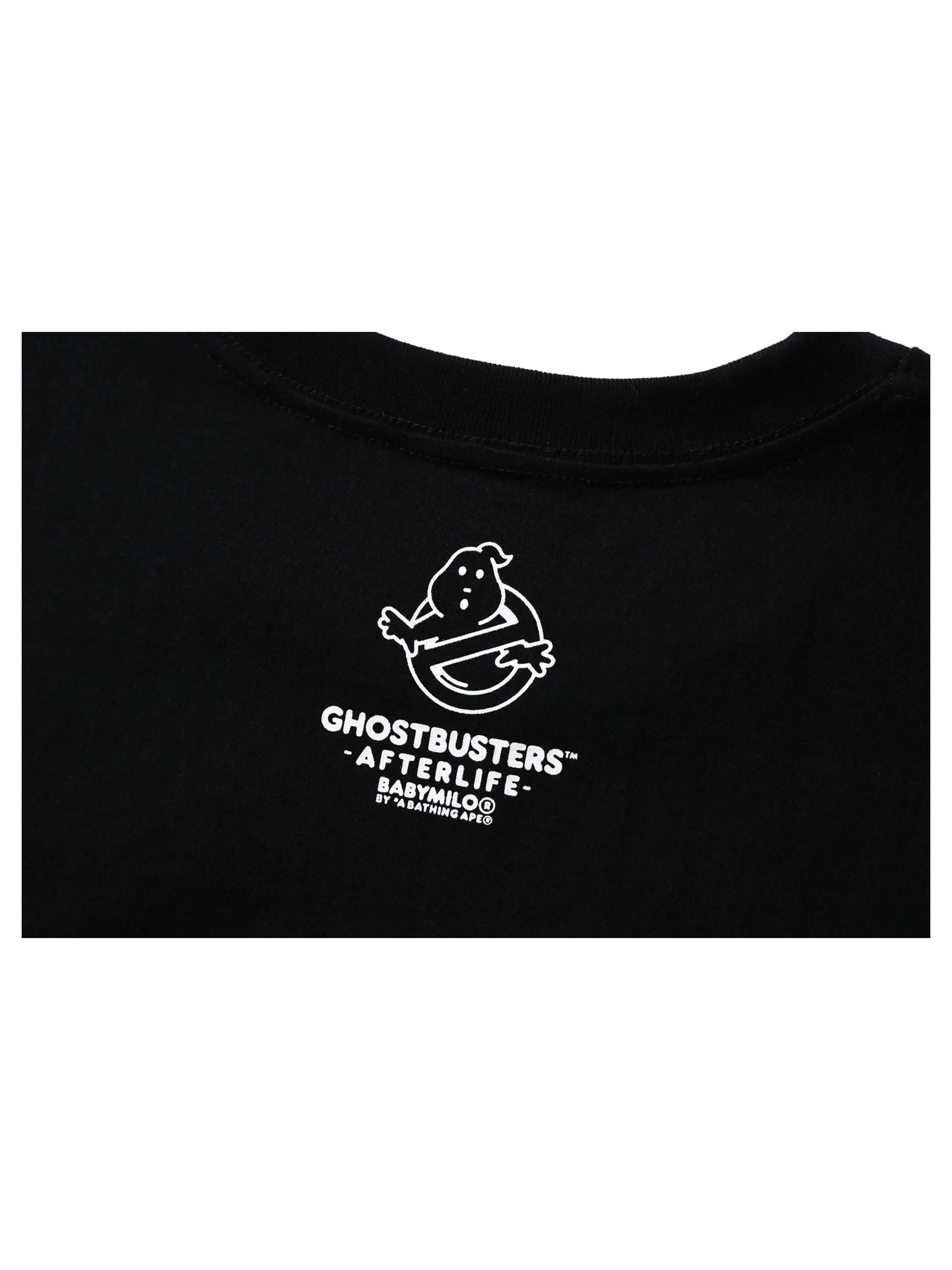 A Bathing Ape x Ghostbusters Camo College Tee Black/Multi