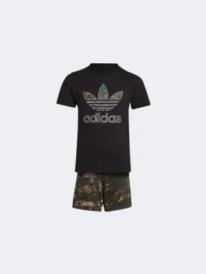 Adidas Camo Little-Boys Original Set Black