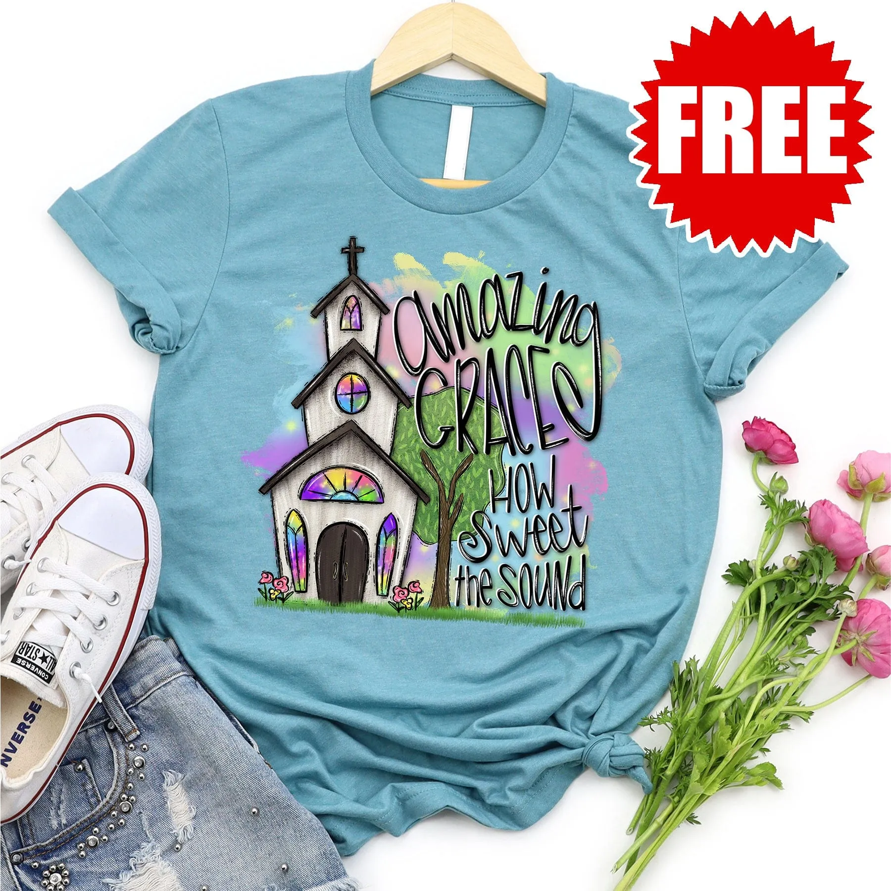 Amazing Grace Church Tee - Promo 0