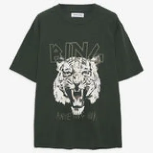 Anine Bing - Tiger Tee in Forest Green