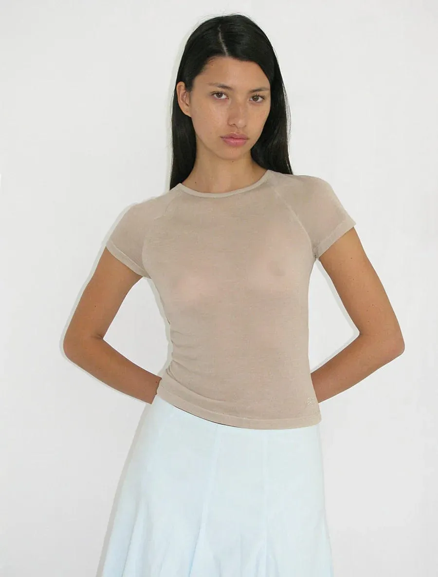 Beige Omu Tee