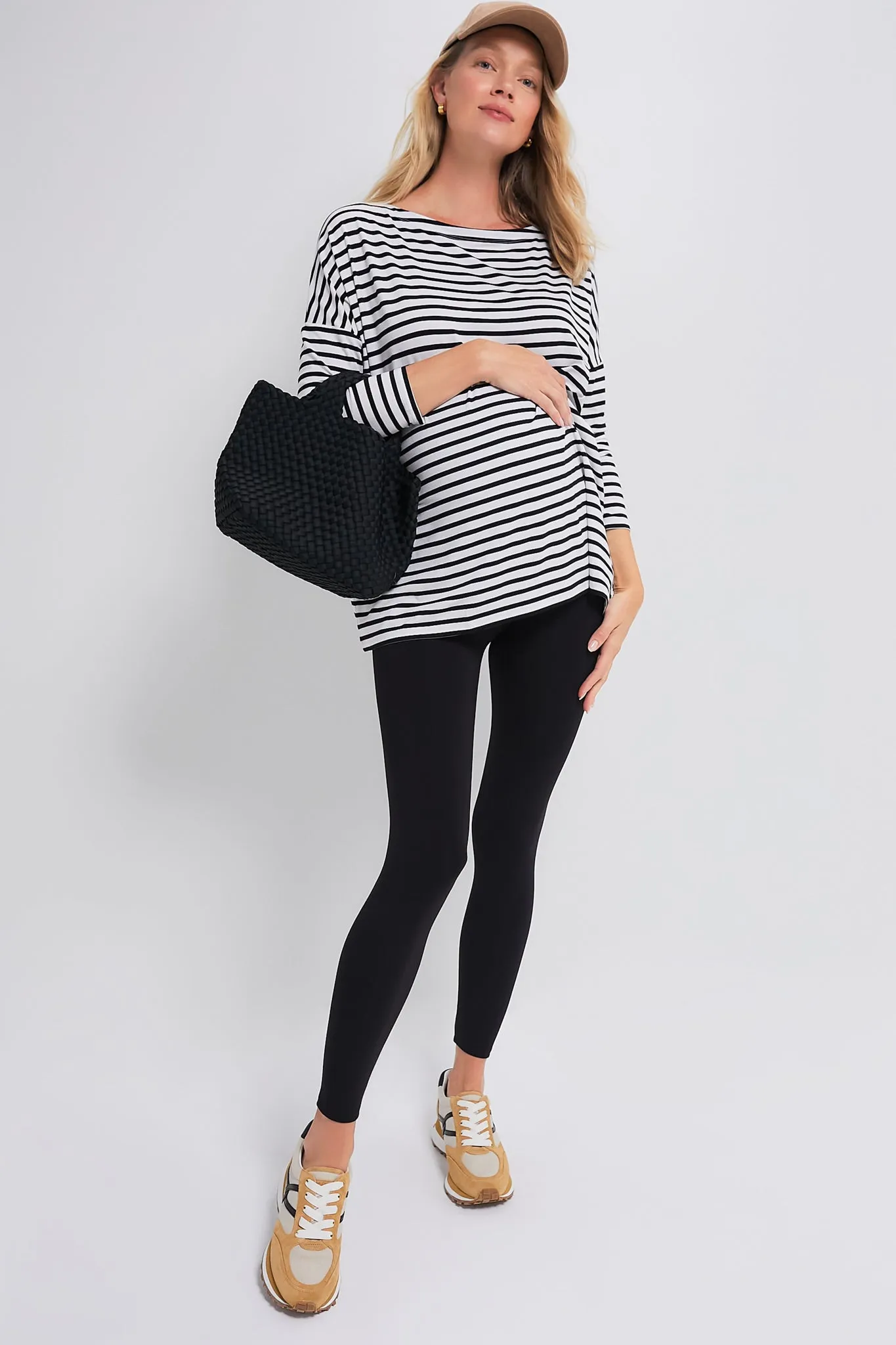 Black and White Stripe The Perfect Longsleeve Tee