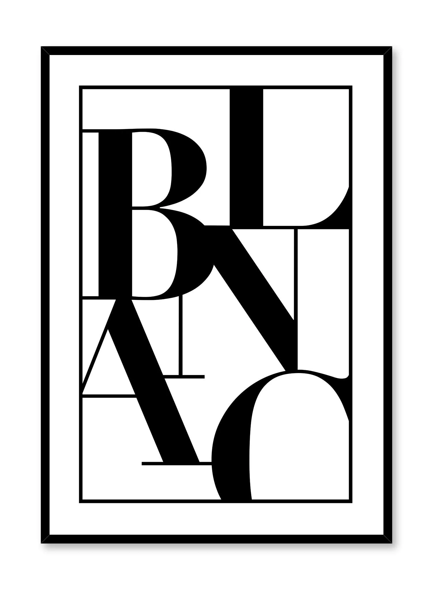 Blanc, Poster