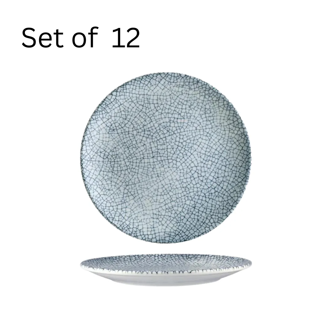 BONNA MITO DENIM ROUND COUPE PLATE 210x20mm (MTODNGRM21DZ) (Set of 12 )