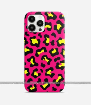 Bright Pink Leopard Print Phone Case