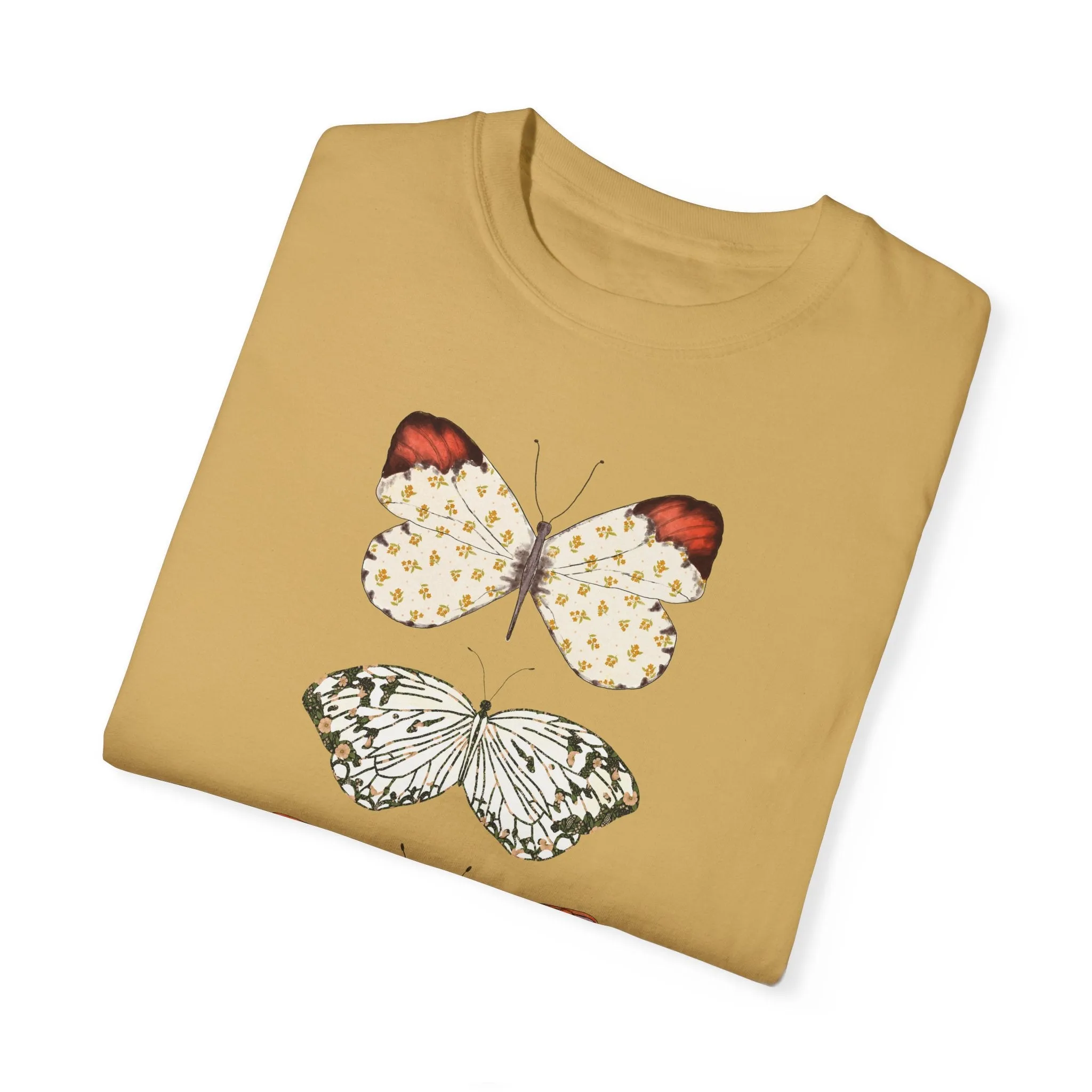 Butterflies - Unisex Garment-Dyed Comfort Colors T-shirt - by Christy Beasley