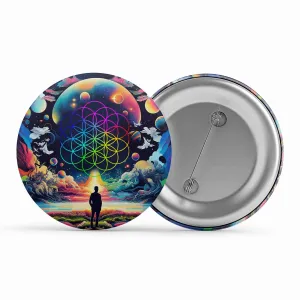 Coldplay Badge - Ethereal Skies