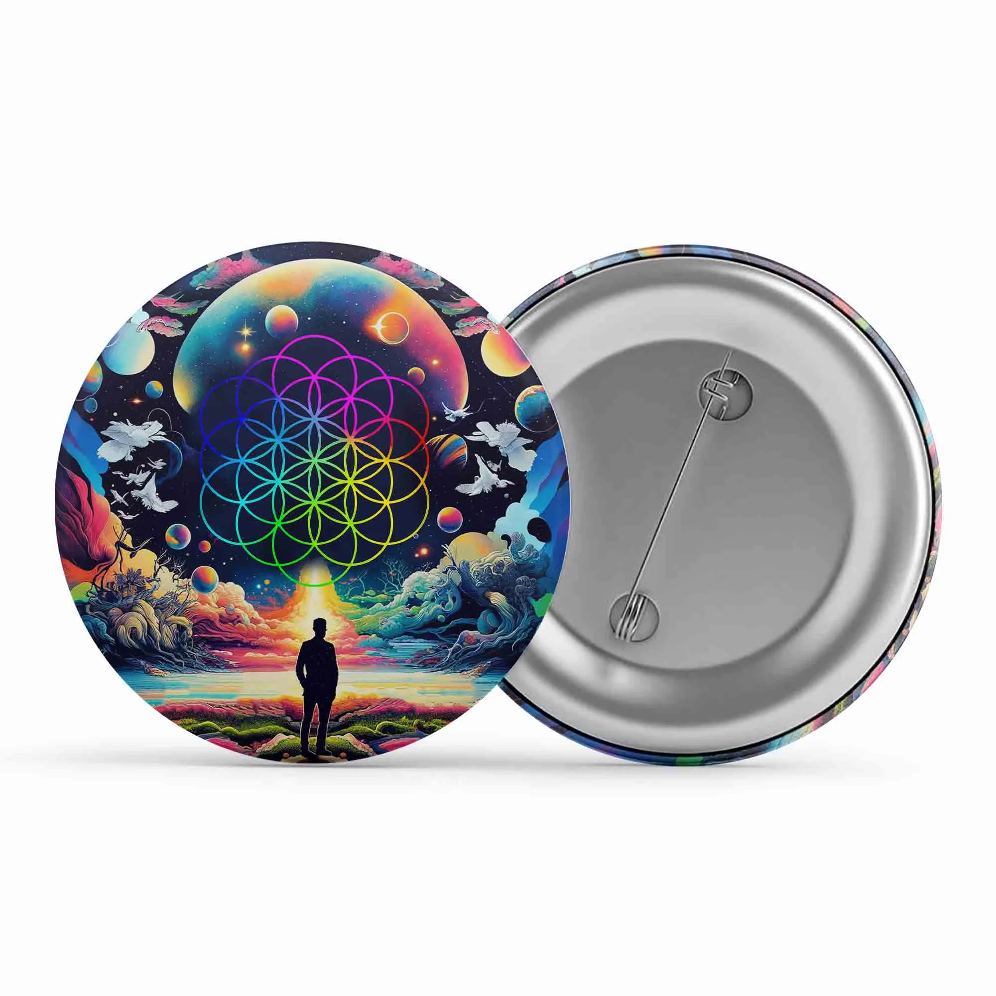 Coldplay Badge - Ethereal Skies