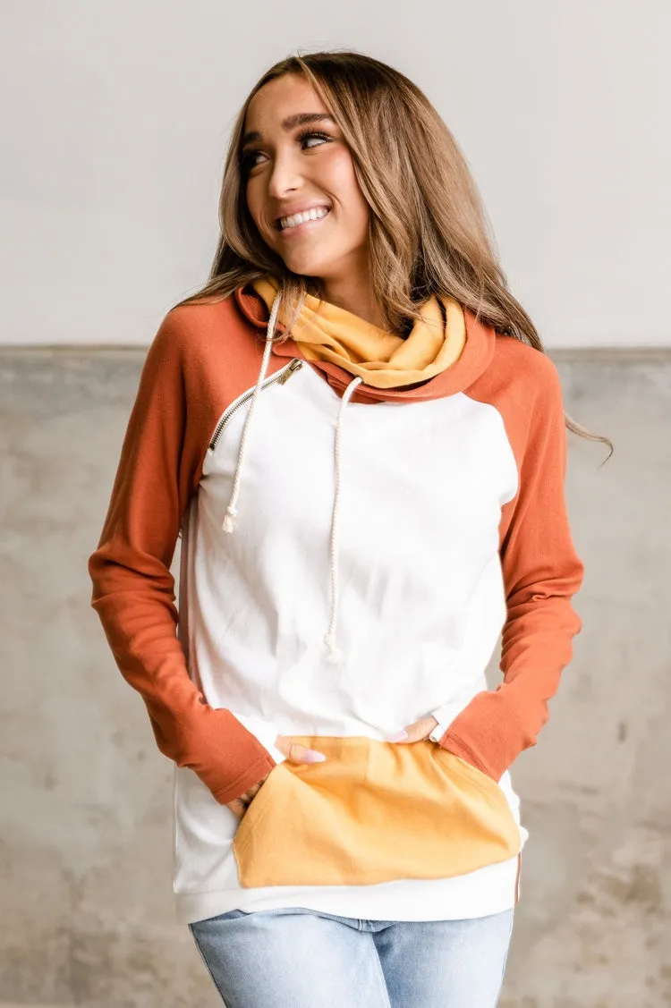 DoubleHood™ Sweatshirt - Orange Grove