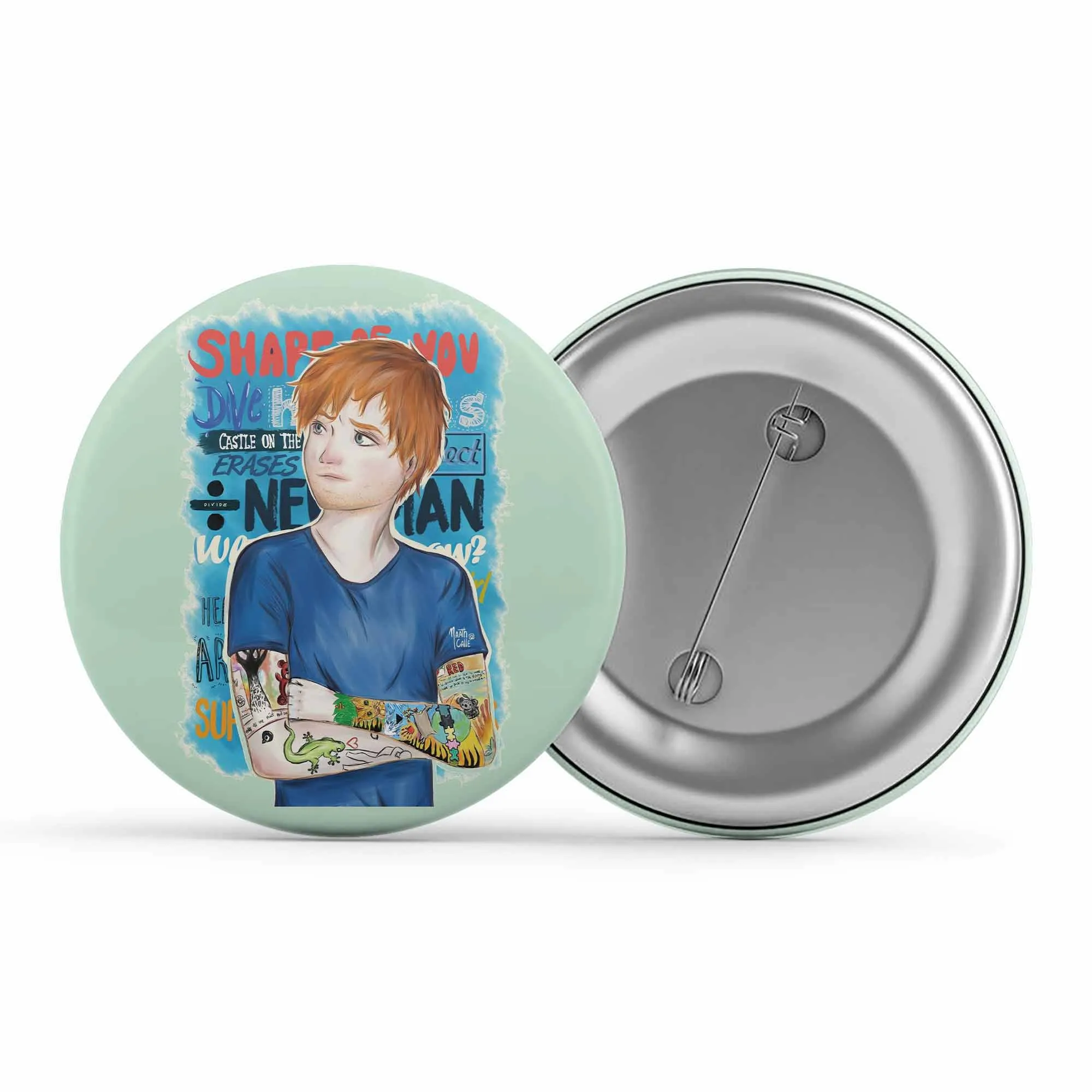 Ed Sheeran Badge - Teddy