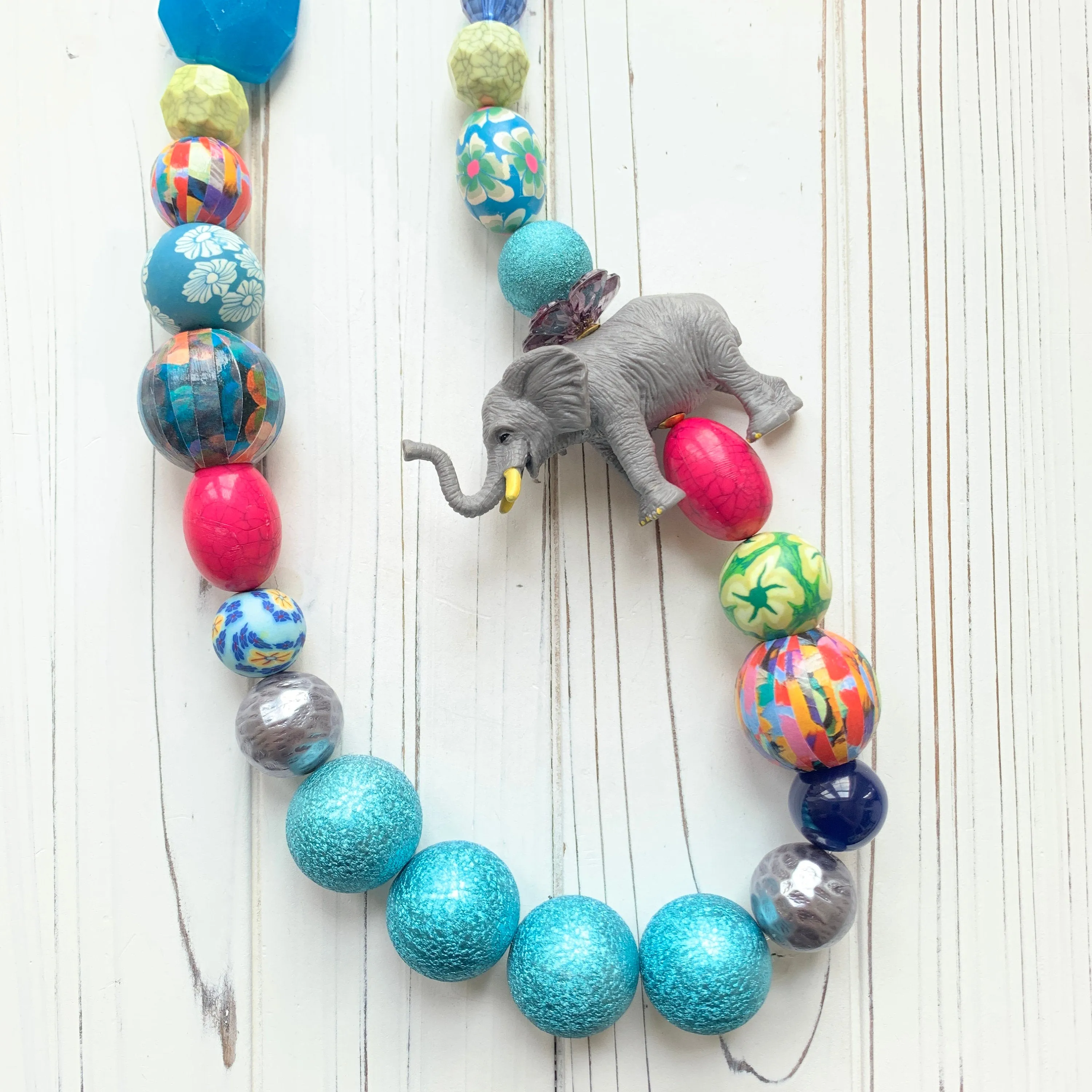 Elephant Statement Necklace