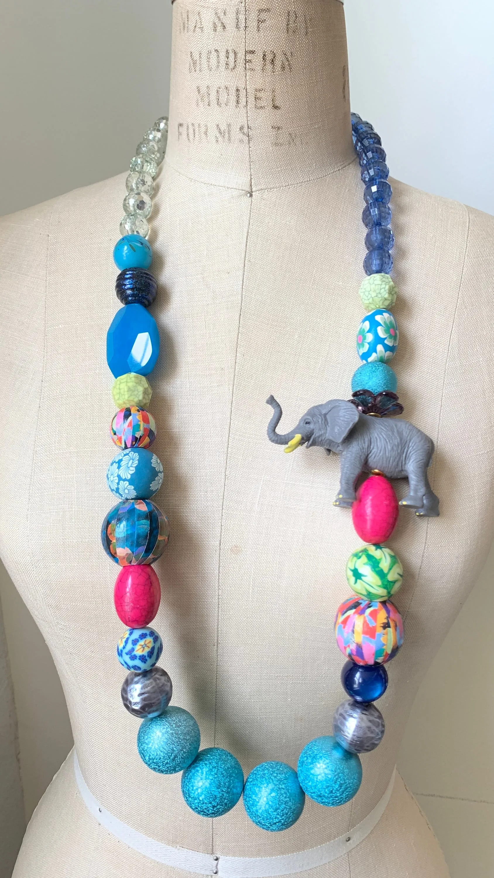 Elephant Statement Necklace