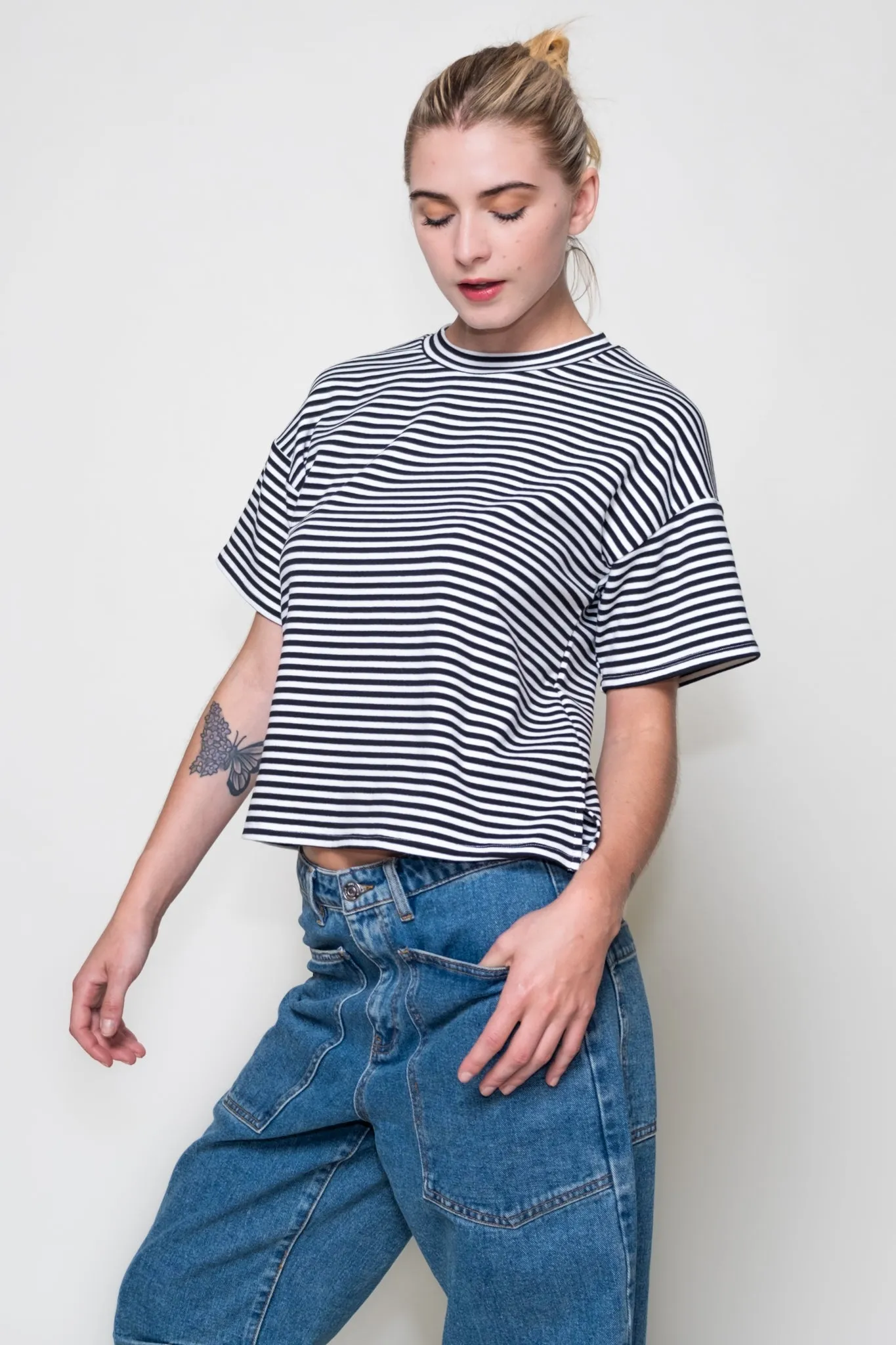 Elissa Box Cut Skimmer Tee