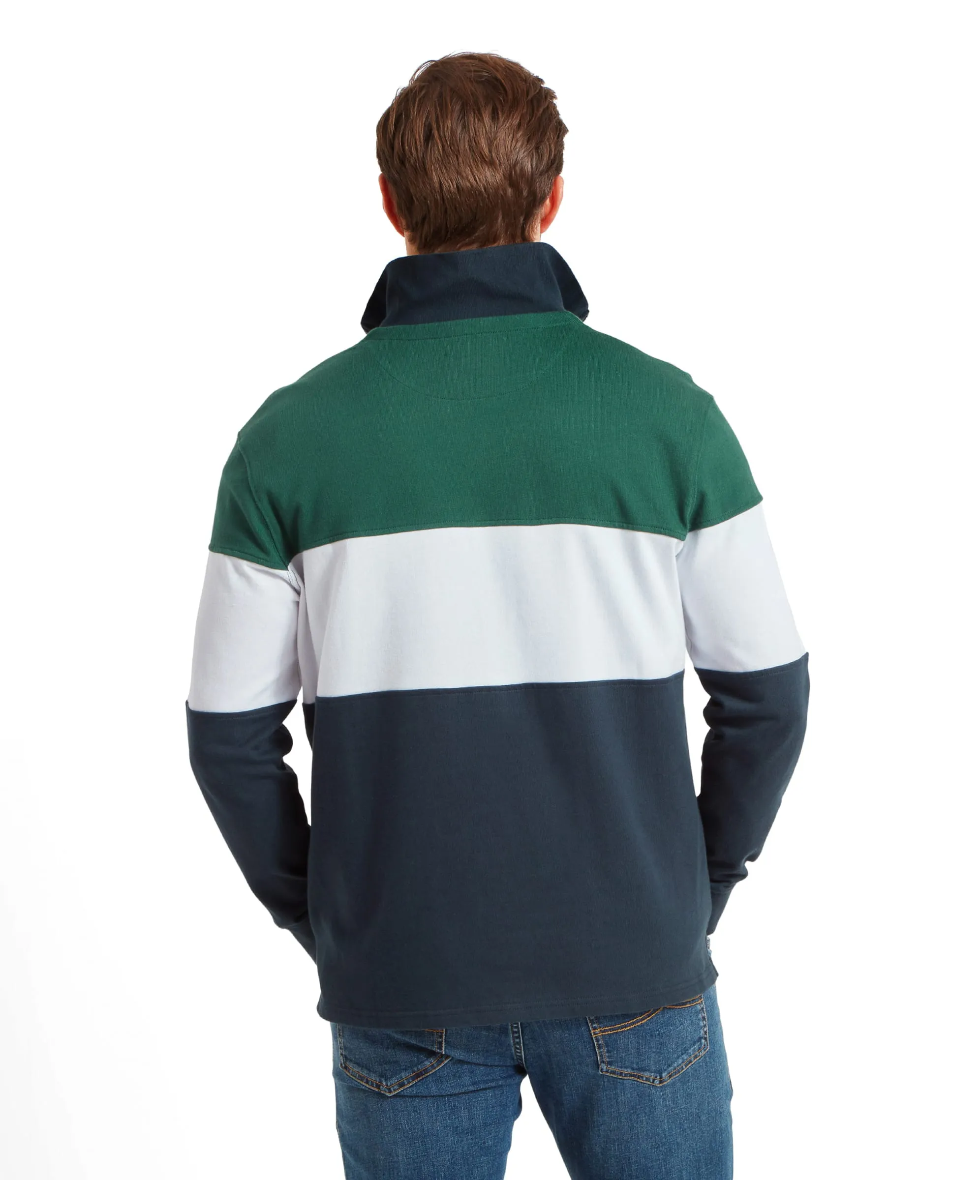 Exeter Heritage Quarter Zip Sweatshirt - Navy