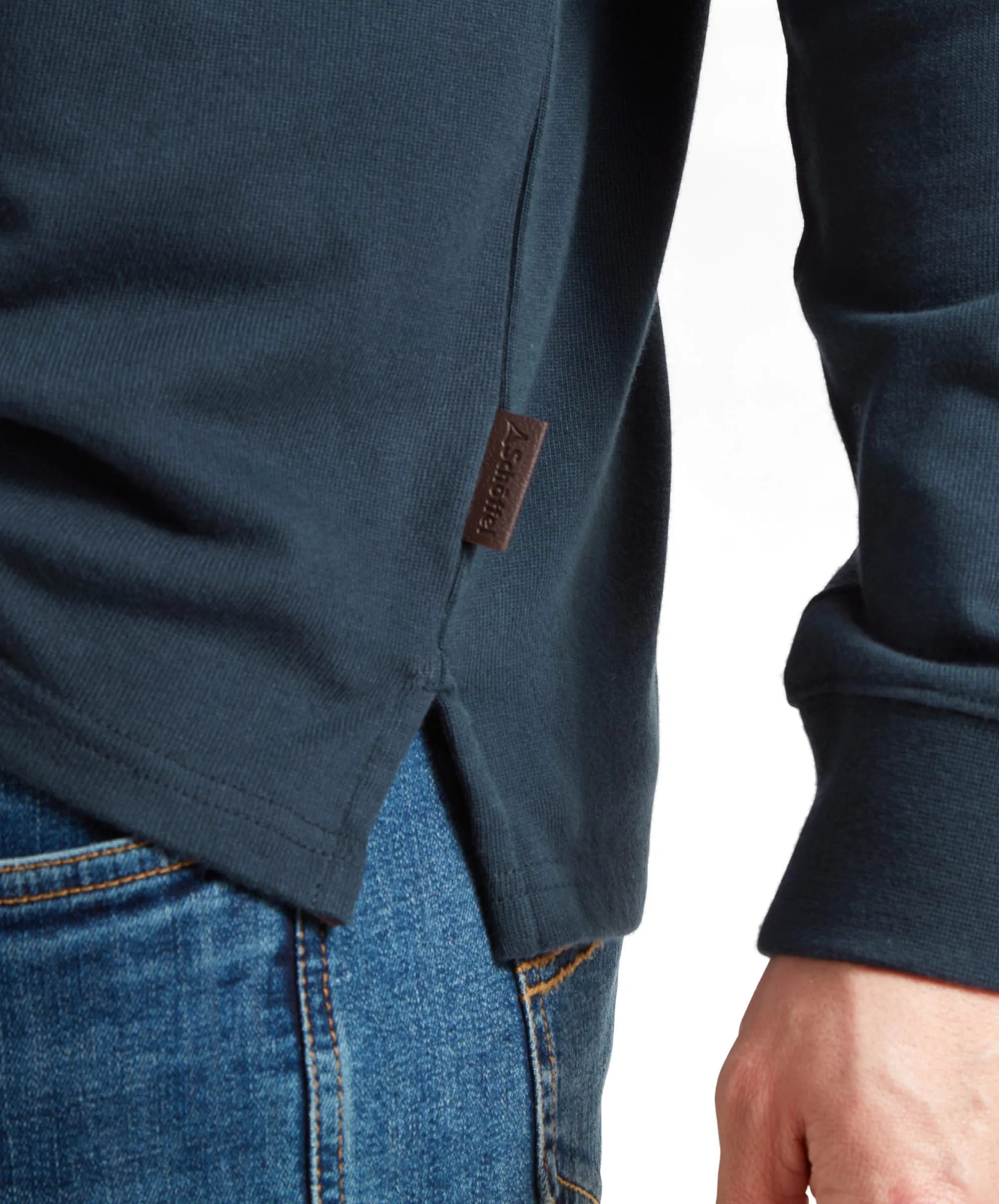 Exeter Heritage Quarter Zip Sweatshirt - Navy