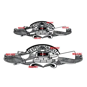 Expeditionary Warfare EXW Badge Graphic Pattern Vector