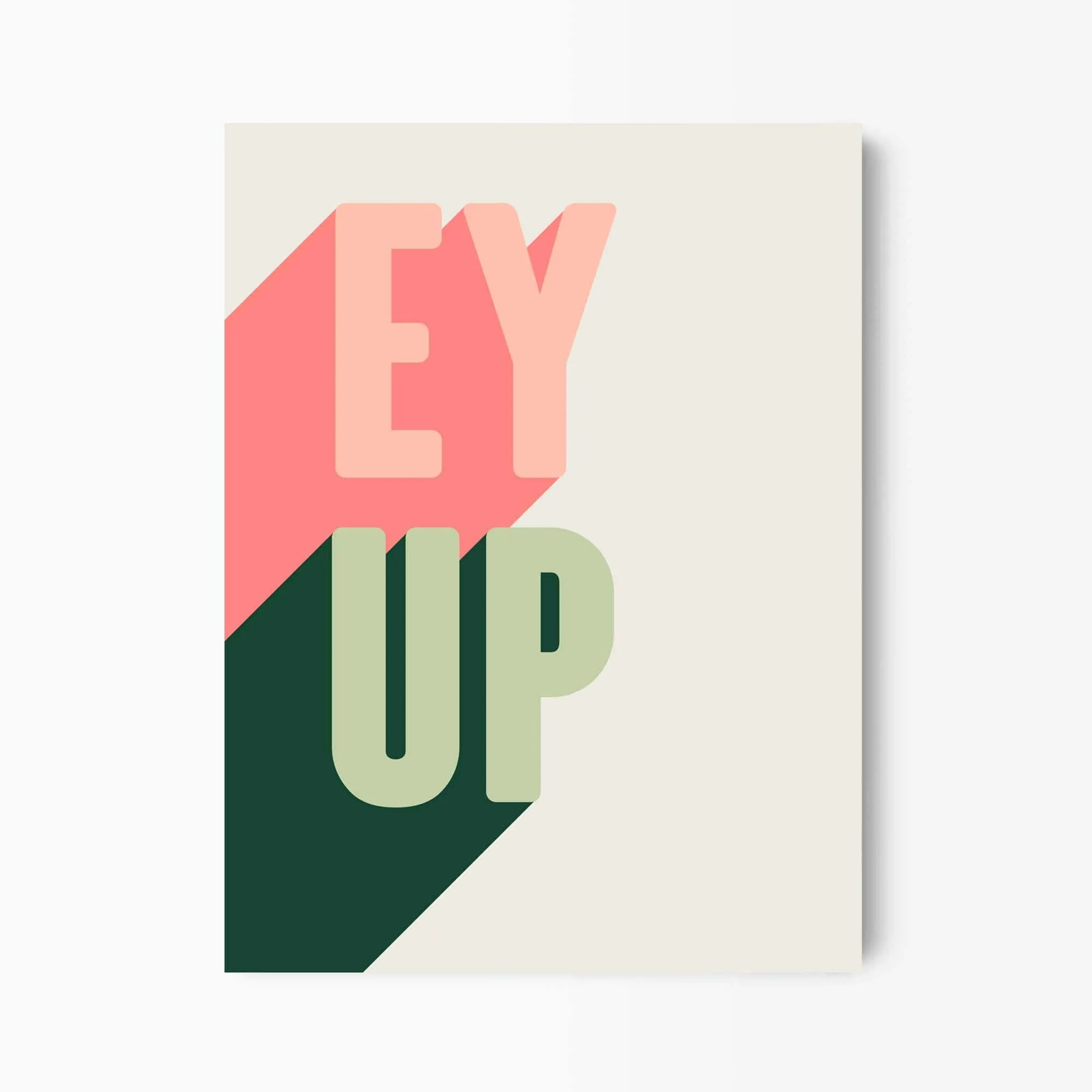 EY UP Sheffield Art Print