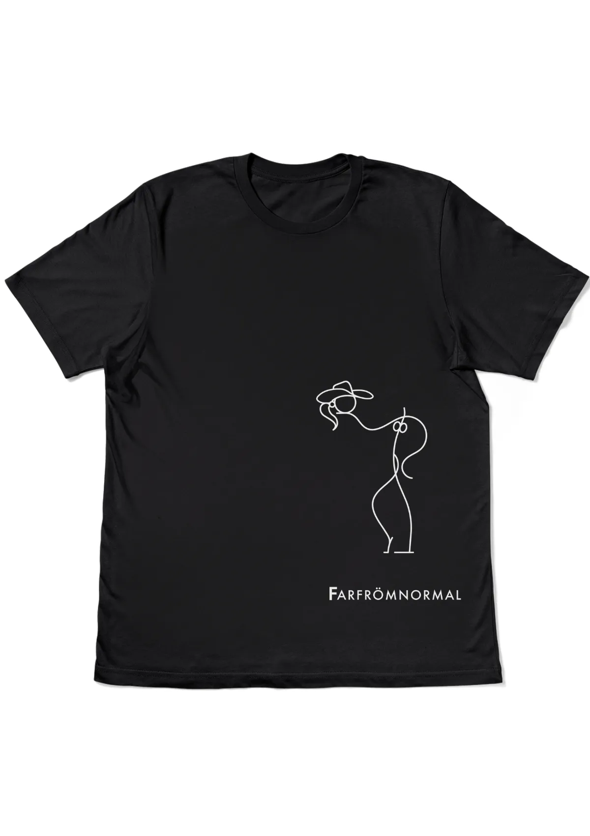 Far From Normal" Cowgirl T-Shirt - Airlume Cotton