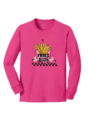 Fries Before Guys Long Sleeve Tee