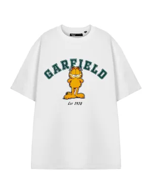 Garfield College T-shirt Unisex White Short Sleeved T-Shirt