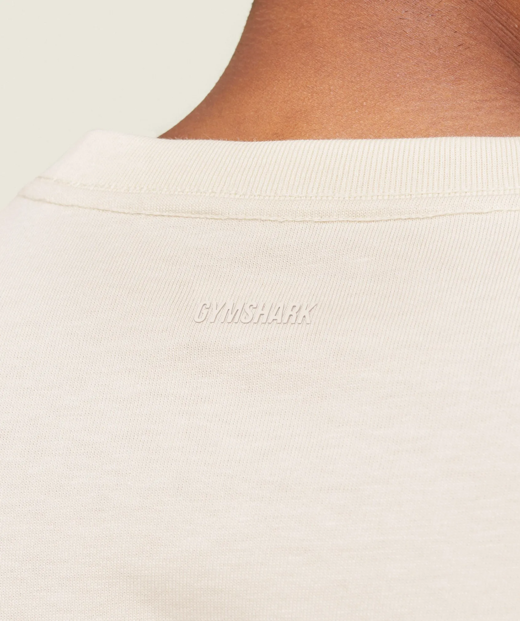 Gymshark everywear Relaxed T-Shirt - Oat White