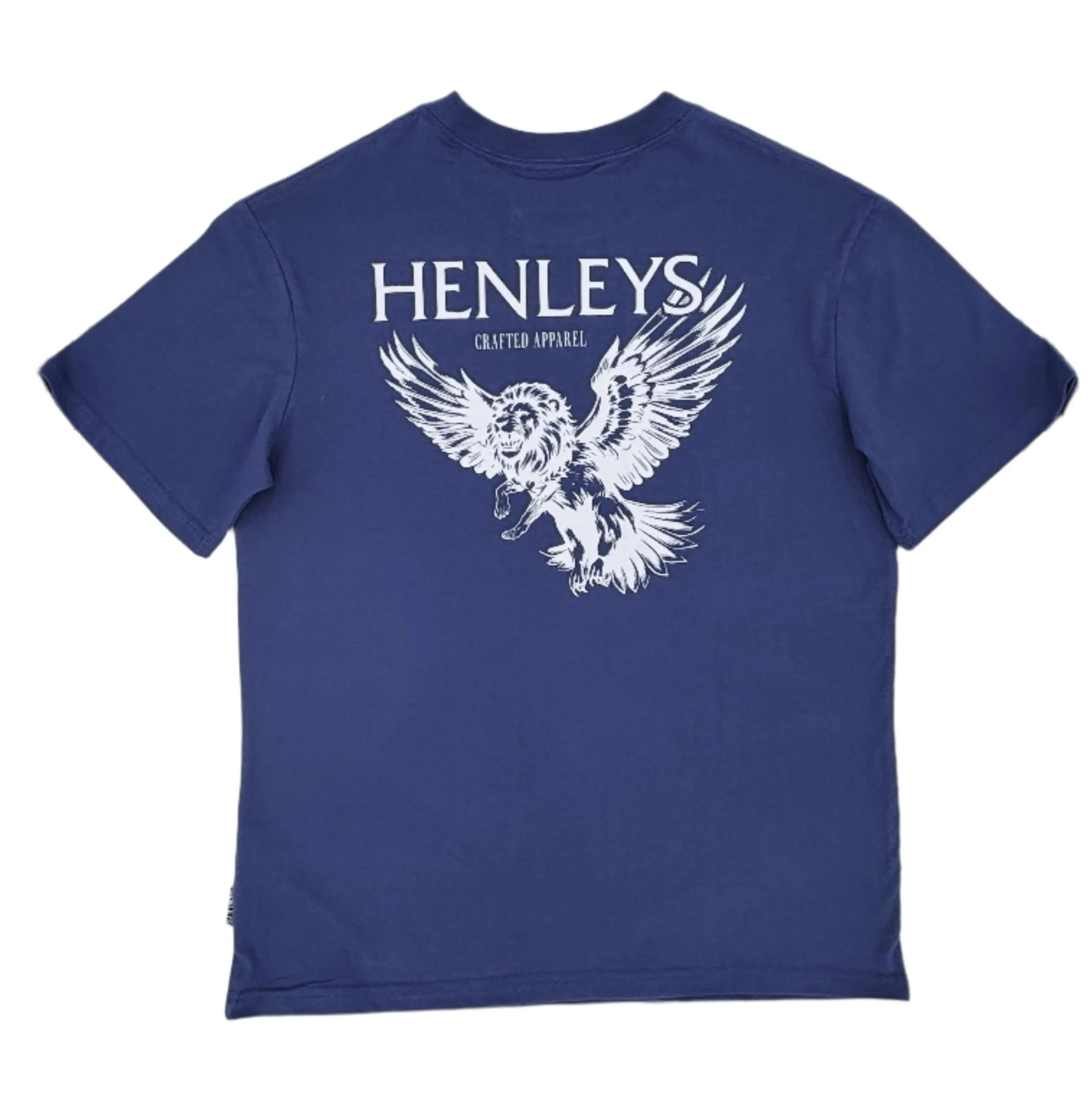 HENLEYS MEN'S WINGS BLUE TEE