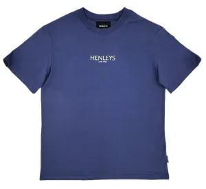 HENLEYS MEN'S WINGS BLUE TEE