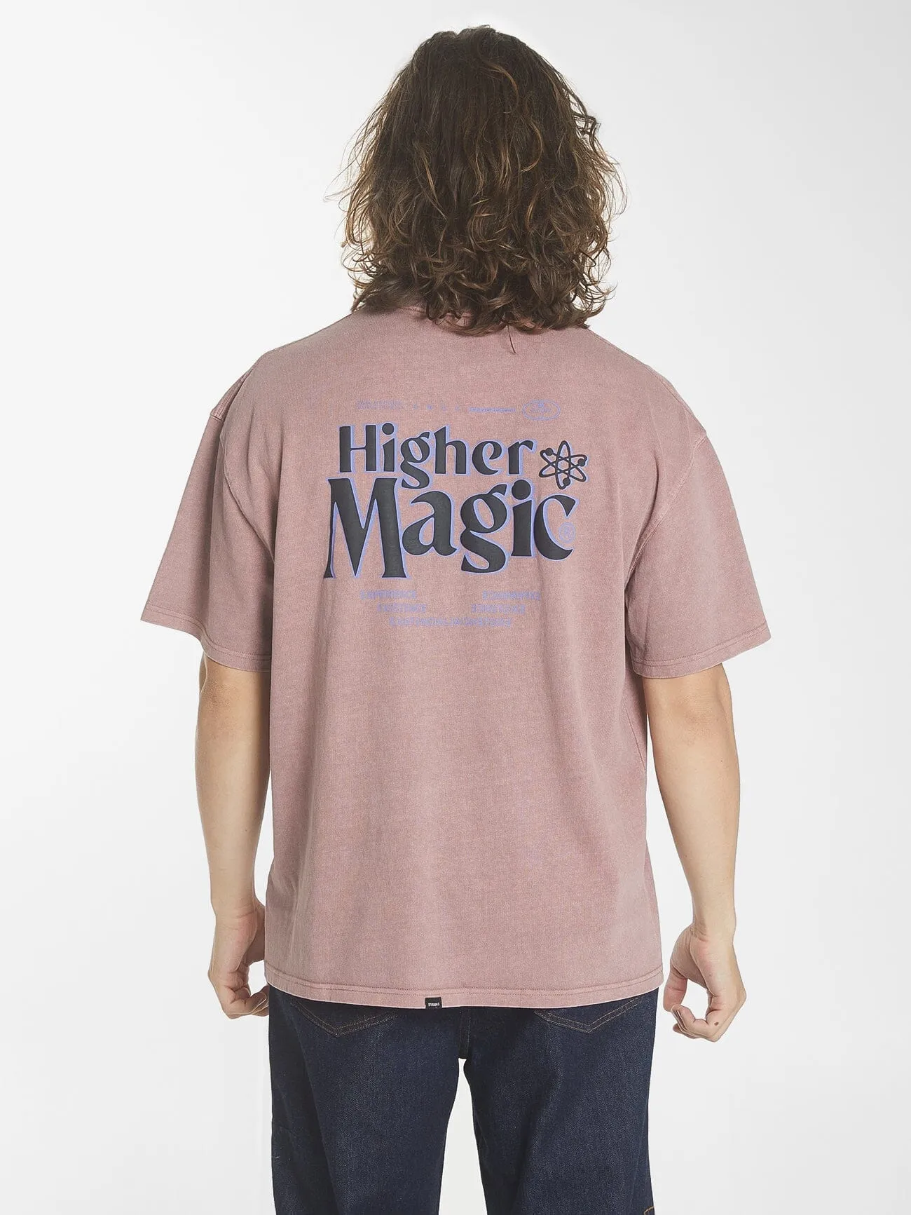 Higher Magic Box Fit Oversize Tee - Burlwood