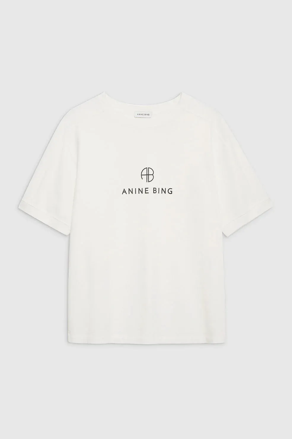 Jaylin Tee Monogram- Ivory