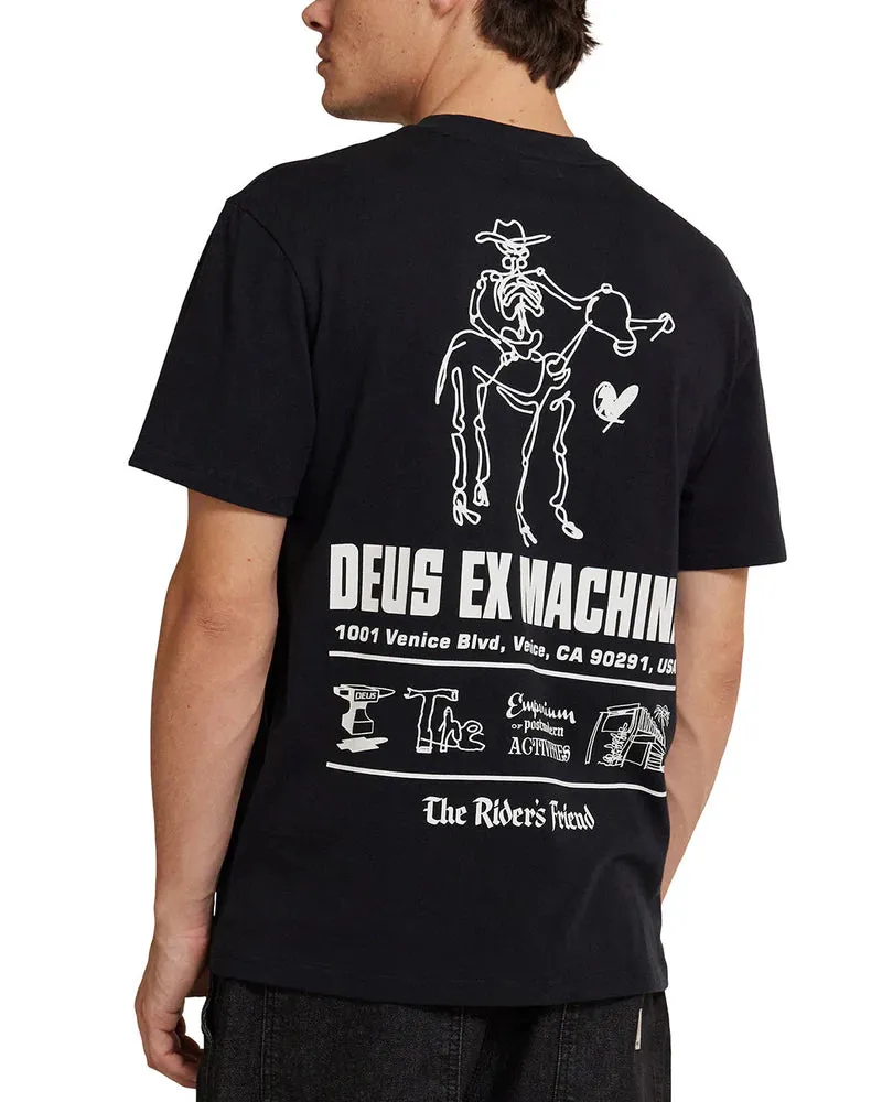 La Address Tee / DEUS EX MACHINA / BLACK