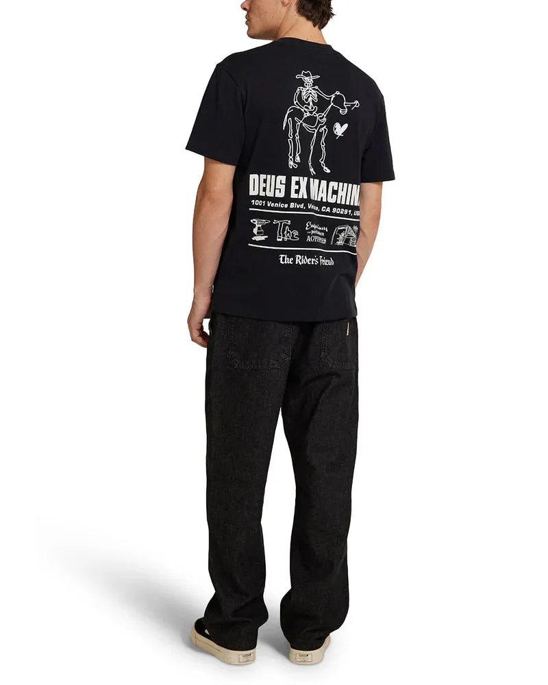 La Address Tee / DEUS EX MACHINA / BLACK