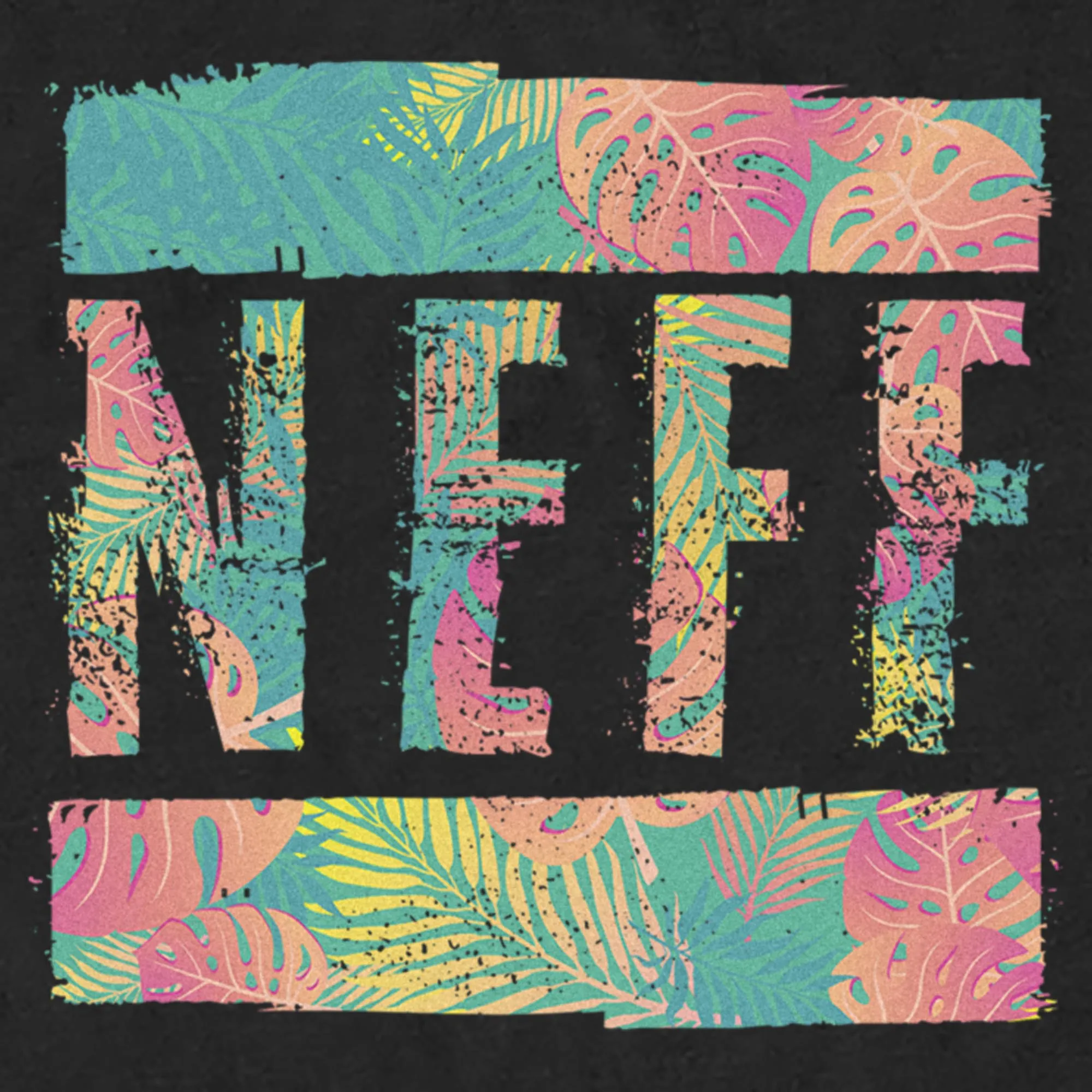 Men's NEFF Retro Tropical Logo T-Shirt