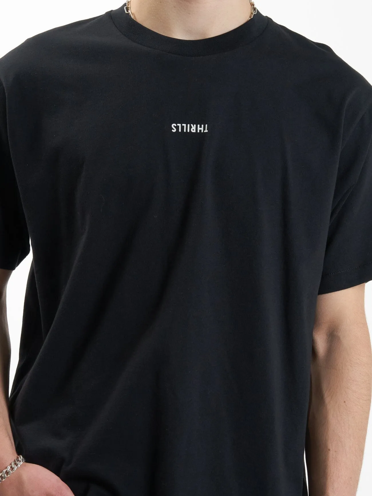 Minimal Thrills Merch Fit Tee - Washed Black