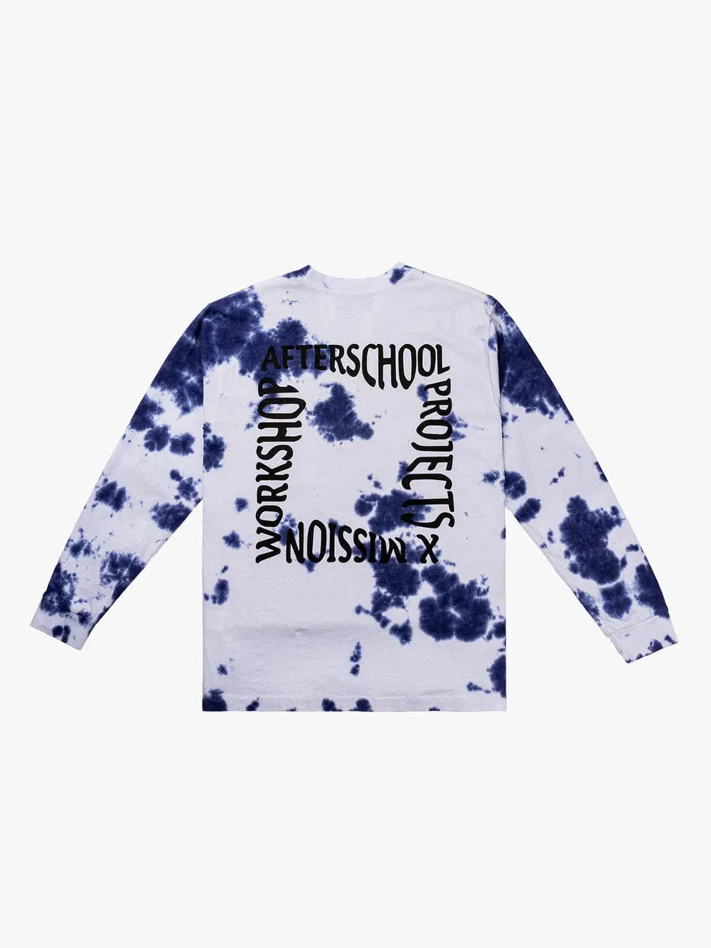 MISSION WORKSHOP MW X ASP LS Hand Dyed Tee - Blue