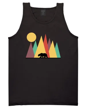 Mountain Bear Outdoor Mens Tank Top T-Shirt