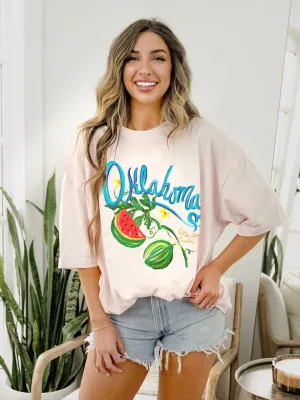 Oklahoma Fruit Pink One Size Tee