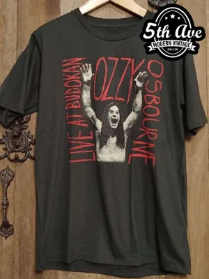 Ozzy Osbourne 'Live at Budokan' Tee: A Distressed Tribute to the Rock Icon