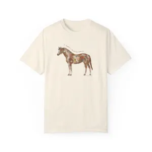 Painted Horse - Unisex Garment-Dyed Comfort Colors T-shirt - by Christy Beasley