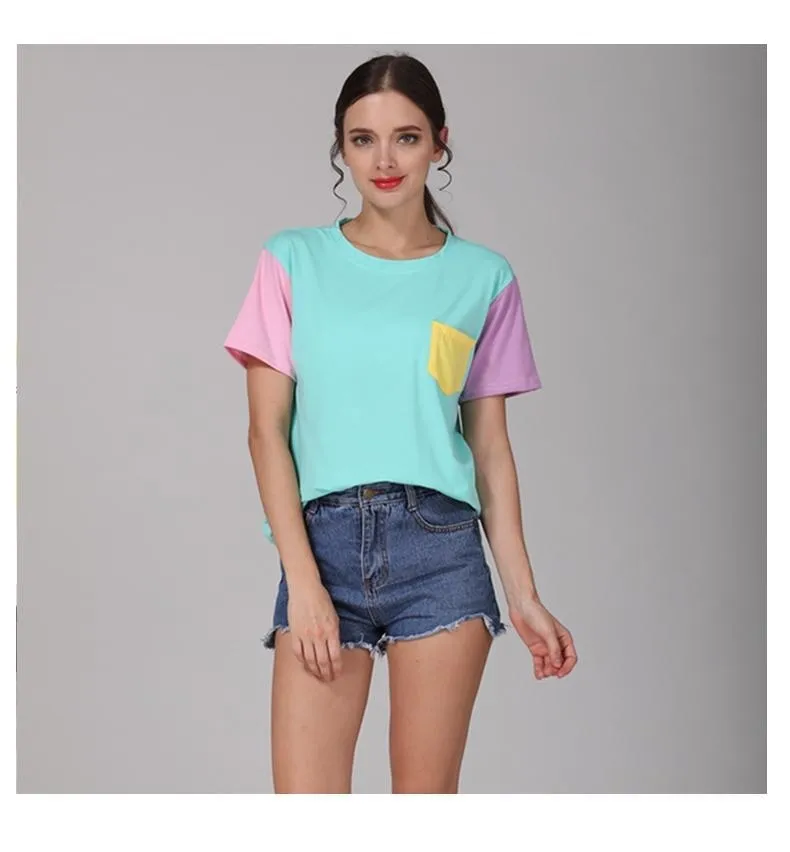 Pastel Patchwork Tee