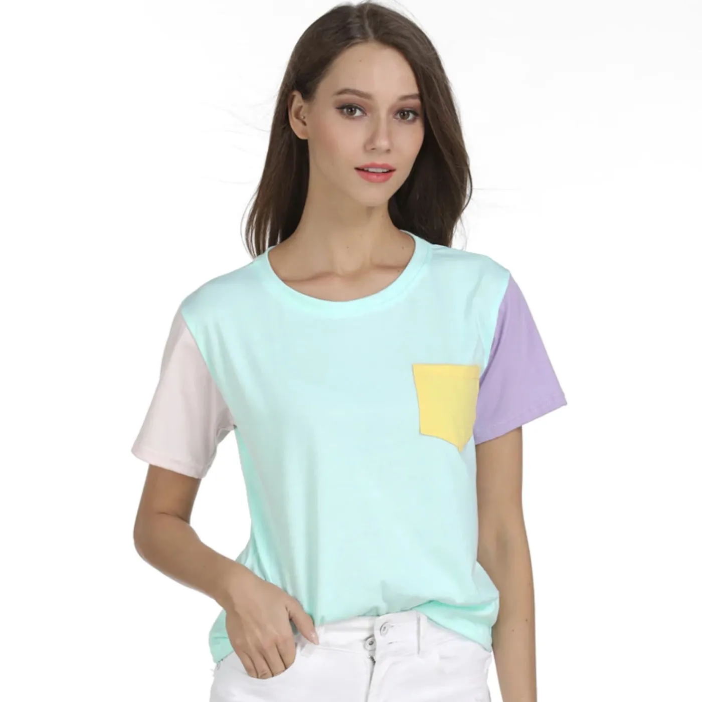 Pastel Patchwork Tee