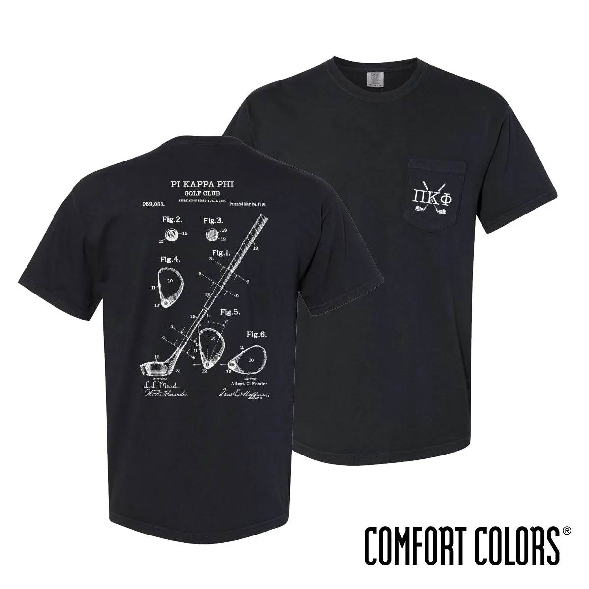 Pi Kapp Comfort Colors Club Components Short Sleeve Tee