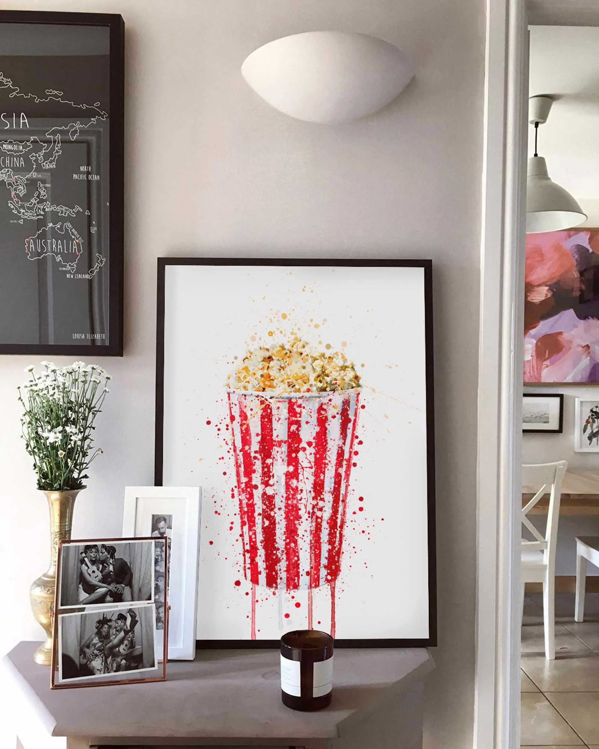 Popcorn Wall Art Print