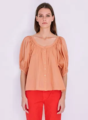 Puff Sleeve Blouse Clay