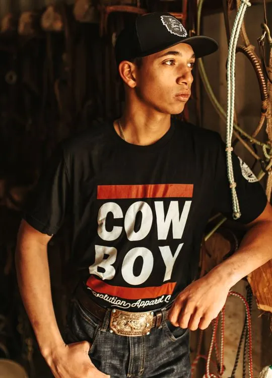 "R.U.N. Cowboy" Cowboy Revolution Short Sleeve Tee