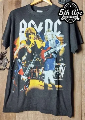 Rock Out in Style with this AC/DC Bootleg Single Stitch Tee