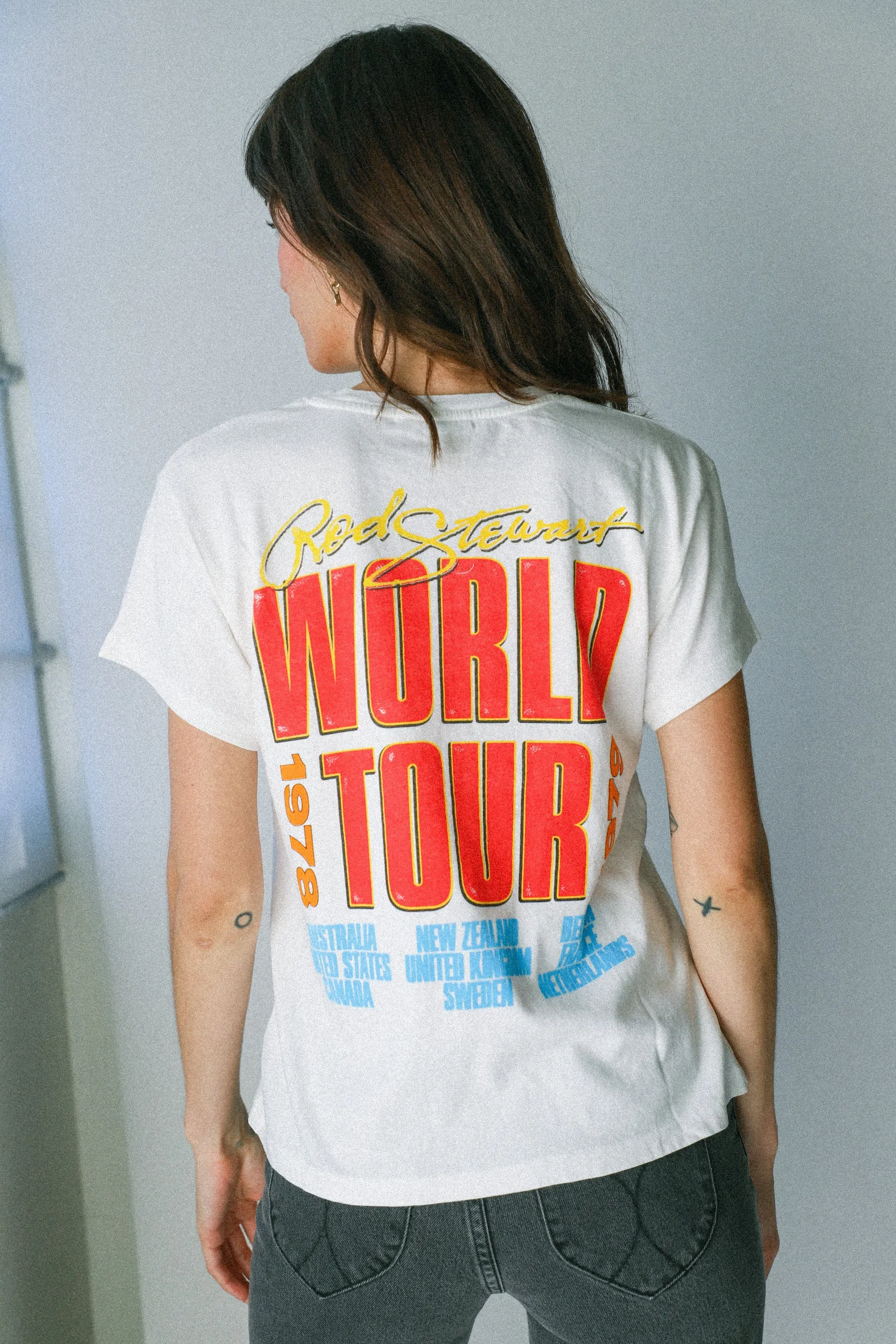 Rod Stewart Rainbow Tour Tee