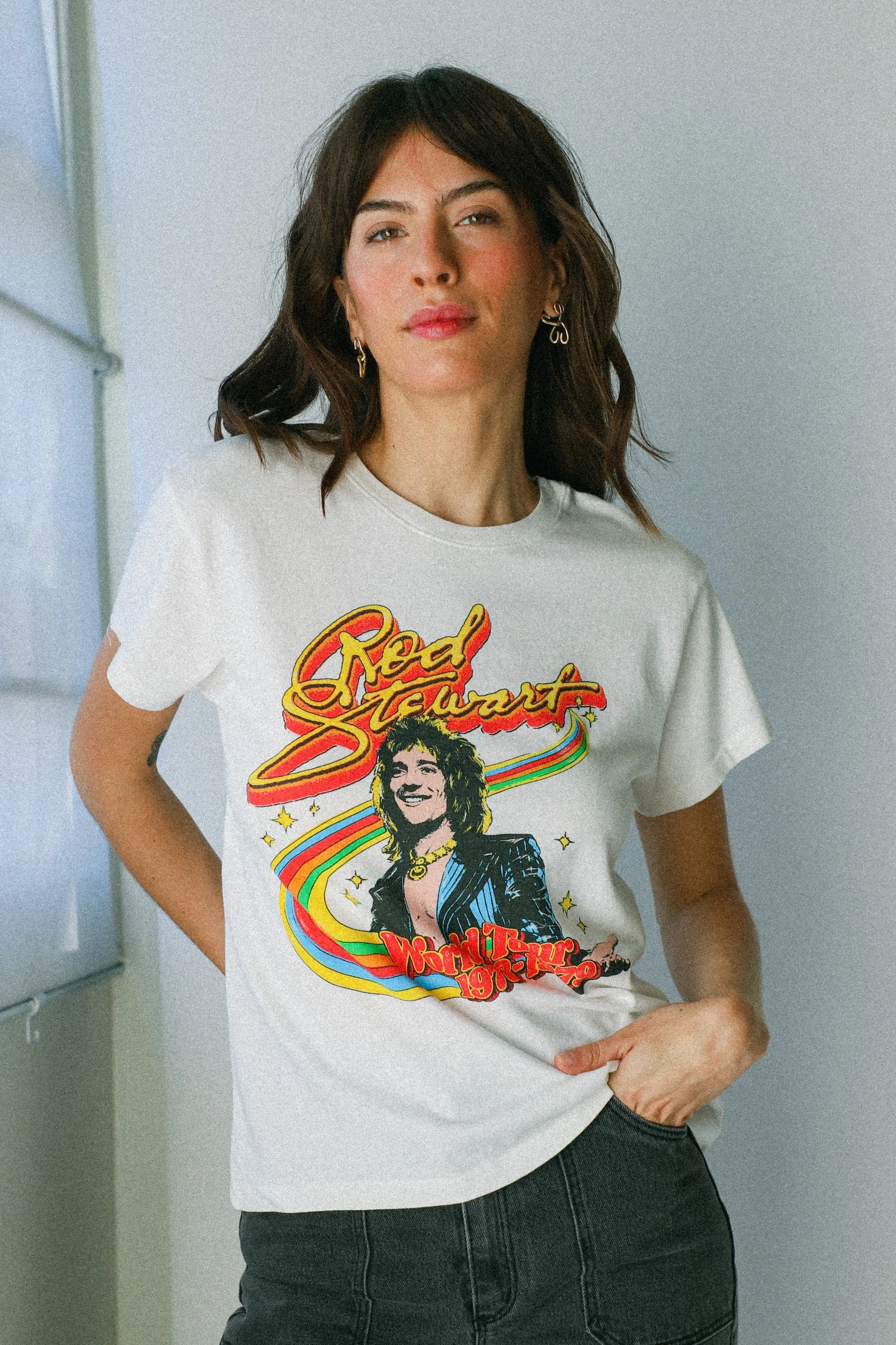 Rod Stewart Rainbow Tour Tee