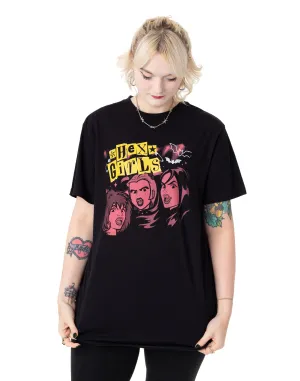 Scooby Doo Hex Girls Punk Womens Black Short Sleeved T-Shirt