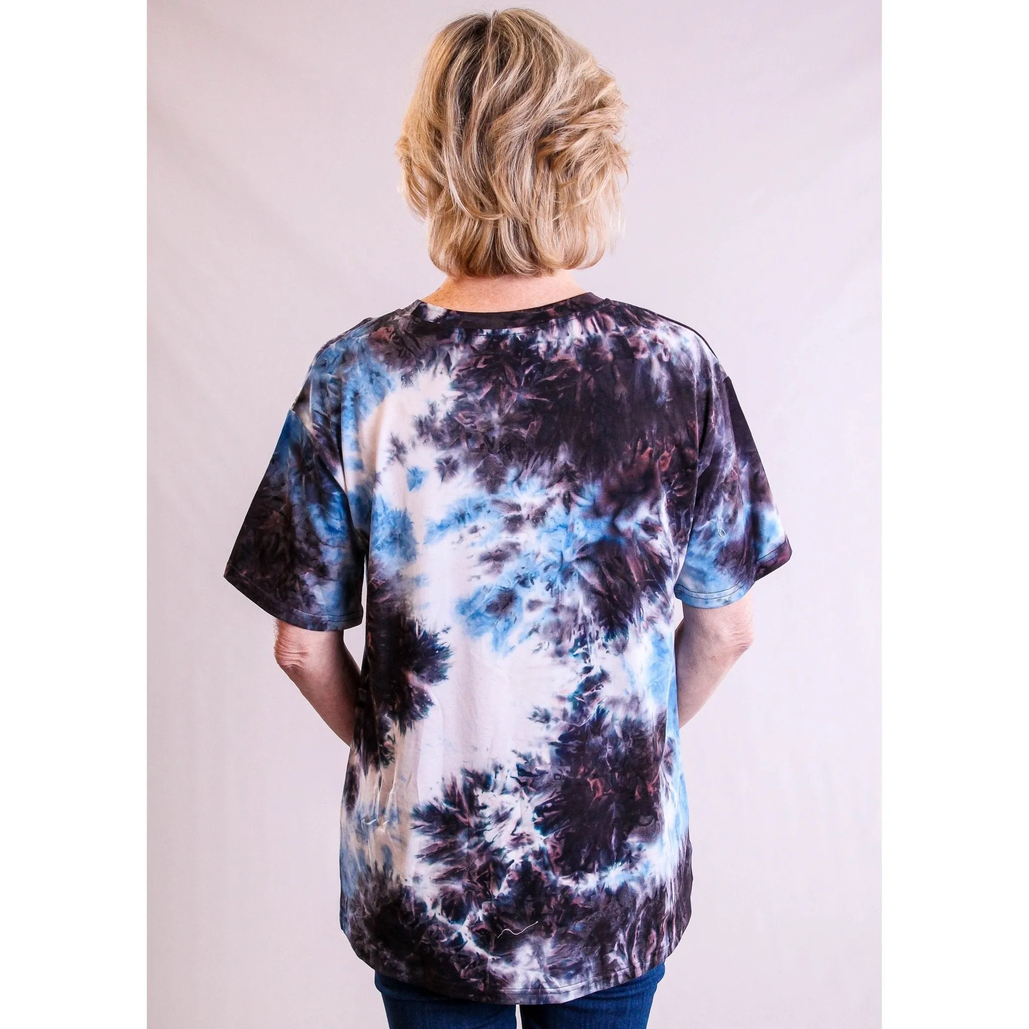 Short Sleeve Tie Dye Top